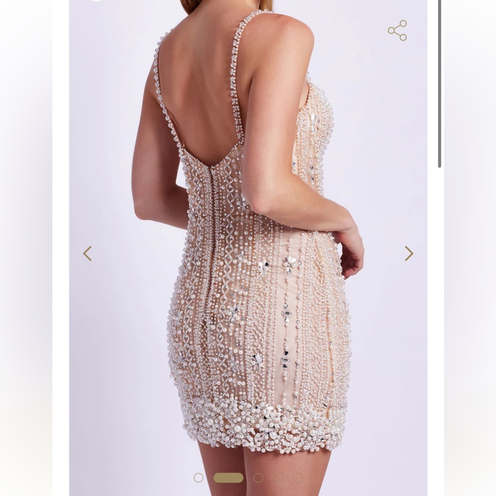 PatBo Rare Pearl Embellished Dress in size Small (2-4) NWOT - Picture 2 of 5